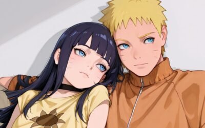 Himawari and Naruto Two Blue Vortex