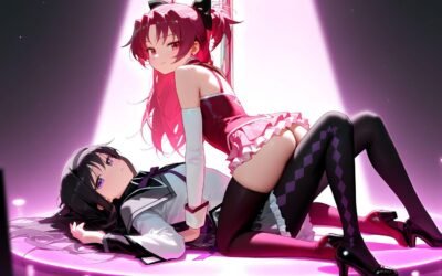 Kyoko Sakura and Homura Akemi